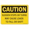 Signmission OSHA Caution, 7" Height, Rigid Plastic, OS-CS-P-710-L-19241 OS-CS-P-710-L-19241 - alternate 1